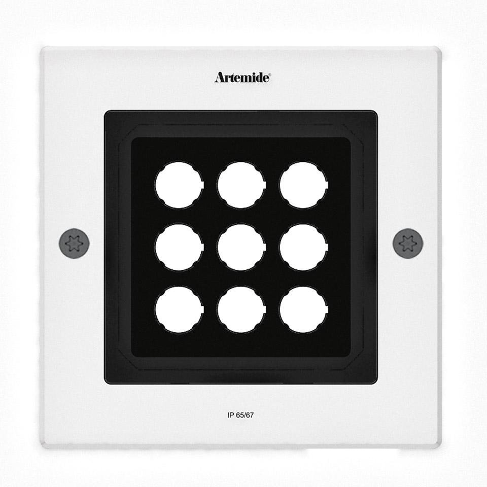 Levně AR T4067ELPTW00 Ego 220 downlight čtverec EL 3000K hliník IK10 - ARTEMIDE