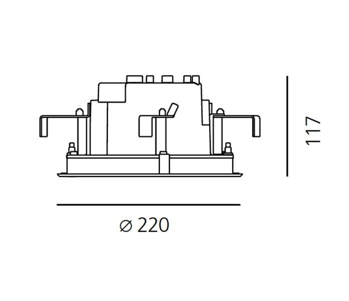 AR T4087NSPW00 Ego 220 downlight kruh 5° 3000K hliník IK10 - ARTEMIDE (obrázek 5)