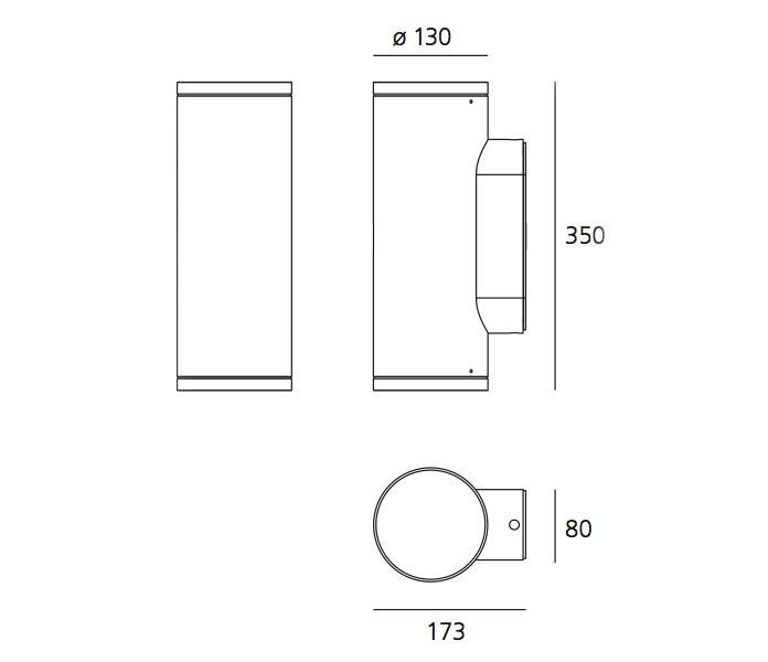 AR T41952NW00 Calumet 13 nástěnné 2x6° 3000K - ARTEMIDE (obrázek 4)