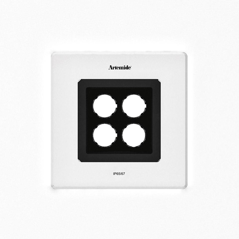 Levně AR T42006ELPTW00 Ego Flat 150 downlight čtverec EL 3000K hliník IK09 - ARTEMIDE