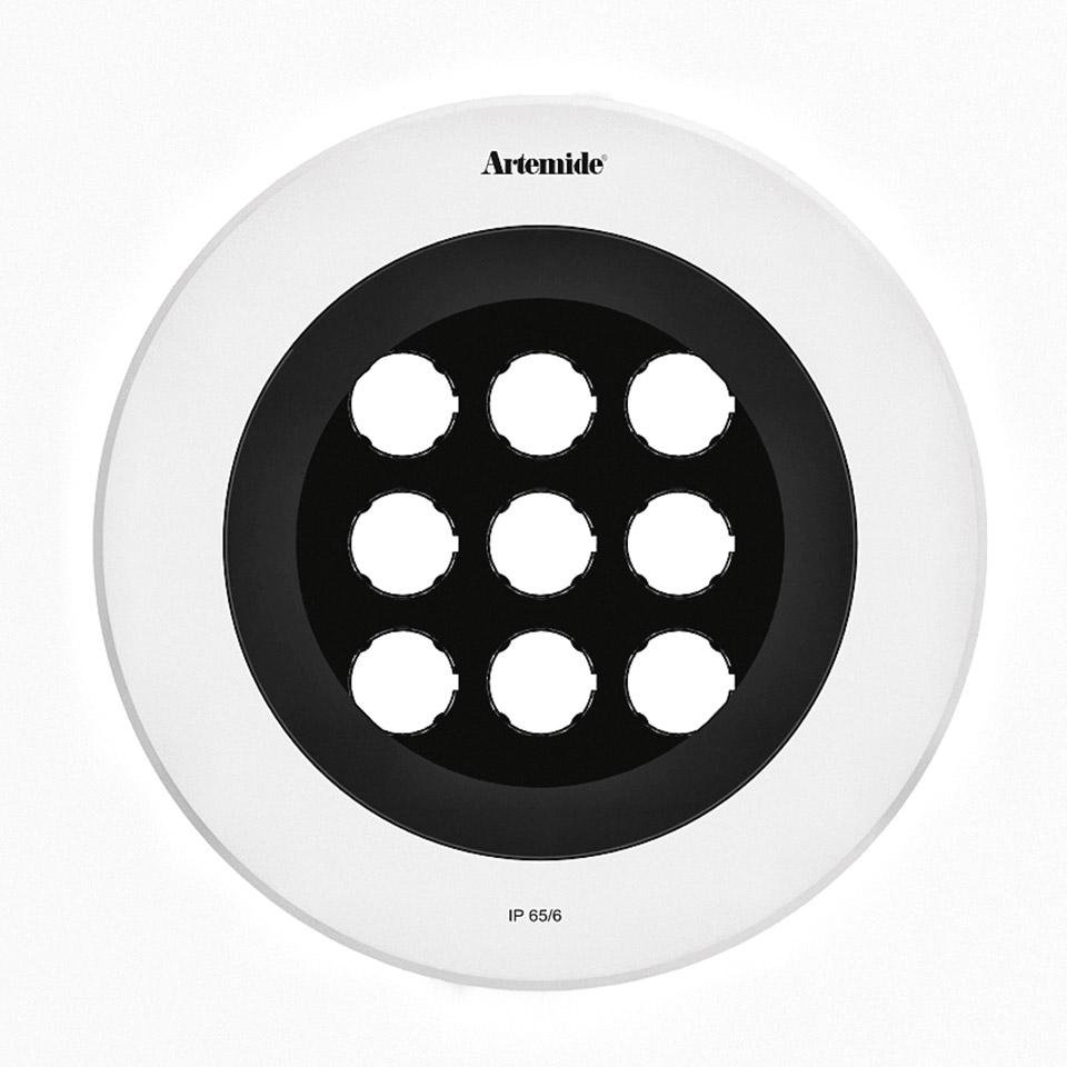 AR T42007ELPTW00 Ego Flat 220 downlight kruh EL 3000K hliník IK10 - ARTEMIDE