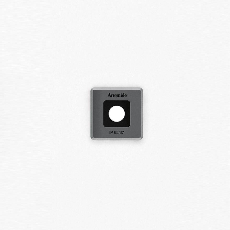 AR T42010ELPTW00 Ego 55 Flat downlight EL 3000K čtverec Inox IK10 - ARTEMIDE