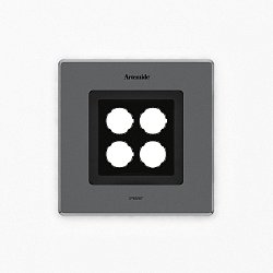 Obrázek pro produkt Ego Flat 150 downlight čtverec 38° 3000K Inox IK09 - ARTEMIDE
