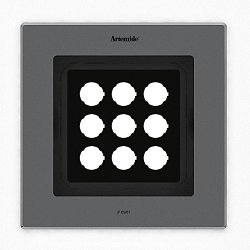 Obrázek pro produkt Ego Flat 220 downlight čtverec 38° 3000K Inox IK10 - ARTEMIDE