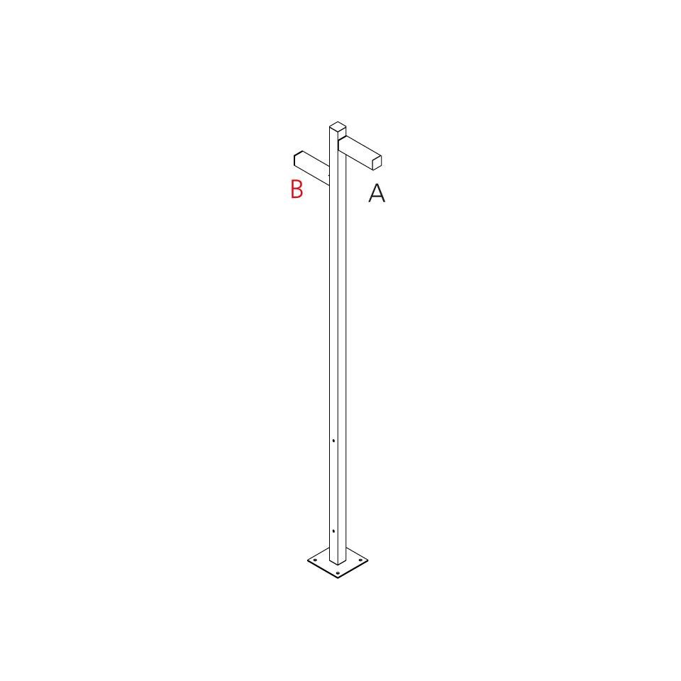 Levně AR T4507G30 Walking - stojna 2500 - 2x180° hlavy - A 90h + B 60h - ARTEMIDE