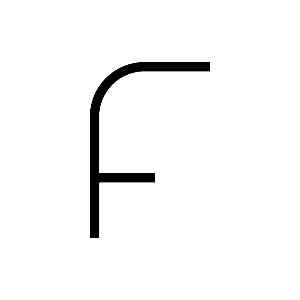 AR 1201F00A Alphabet of Light - velké písmeno F - ARTEMIDE