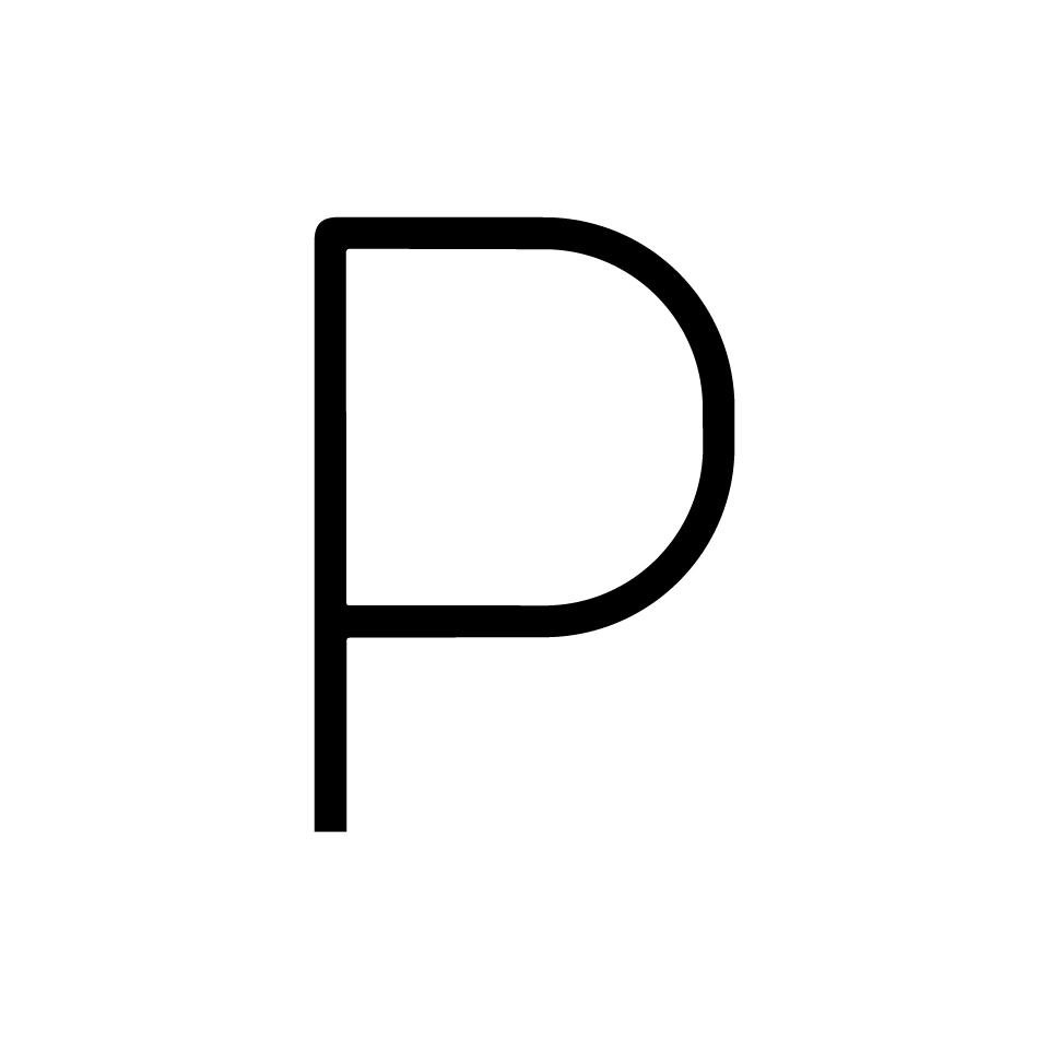 Levně AR 1201P00A Alphabet of Light - velké písmeno P - ARTEMIDE