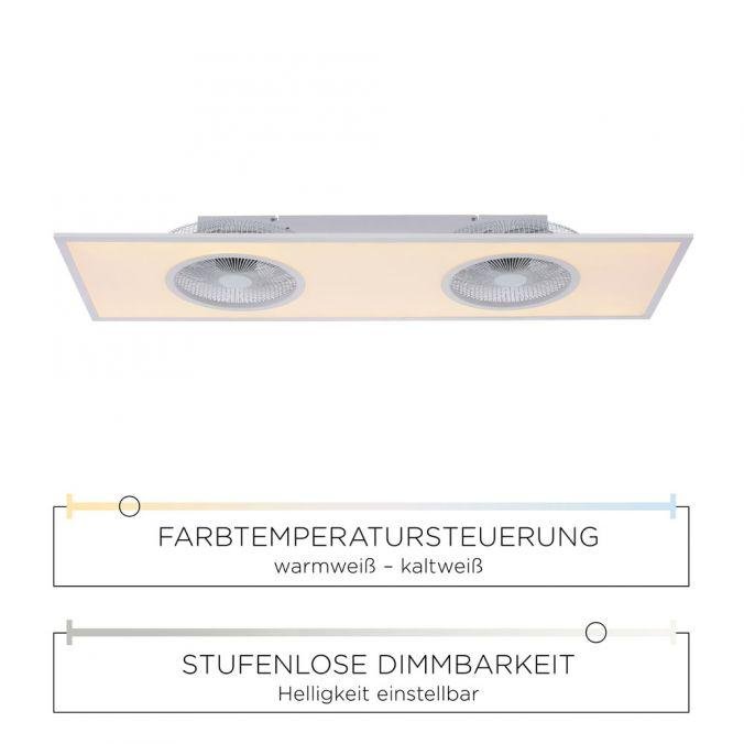 LD 14643-16 Zápustný ventilátor FLAT-AIR LED - LEUCHTEN DIREKT / JUST LIGHT (obrázek 4)