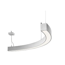 Obrázek pro produkt Lineární svítidlo Flumo60-S R400 120° 1530lm 14W DALI Ra80 3000K opál 837x60x65mm bílé (228S-280K-120ED/830, W) - Halla