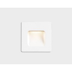 Obrázek pro produkt Nástěnné zapuštěné svítidlo AGATAR 70x70mm bílé 3W 3000K - Kohl Lighting