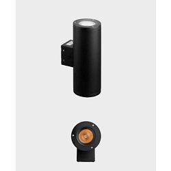 Obrázek pro produkt Nástěnné svítidlo SAFIRO DUE 106x70mm tmavě šedé 7W 3000K - Kohl Lighting