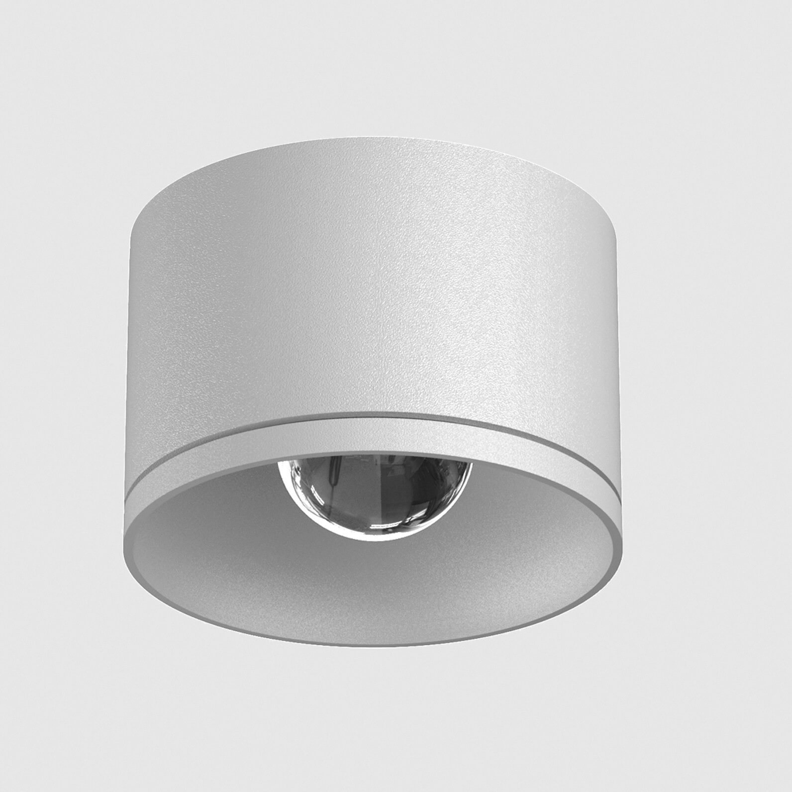 KHL K51000.02.SR.WH-WH.36.ST.8.30 Stropní svítidlo ERYL Ø80mm bílé 36° 12W 3000K 888lm - KOHL-Lighting