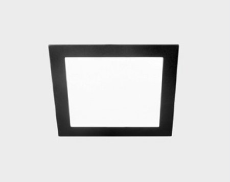 KHL K51703.02.RF.BK-BK.OP.ST.8.40 Zápustné svítidlo DISC SQ 172x172mm černé 12W 4000K - KOHL-Lighting