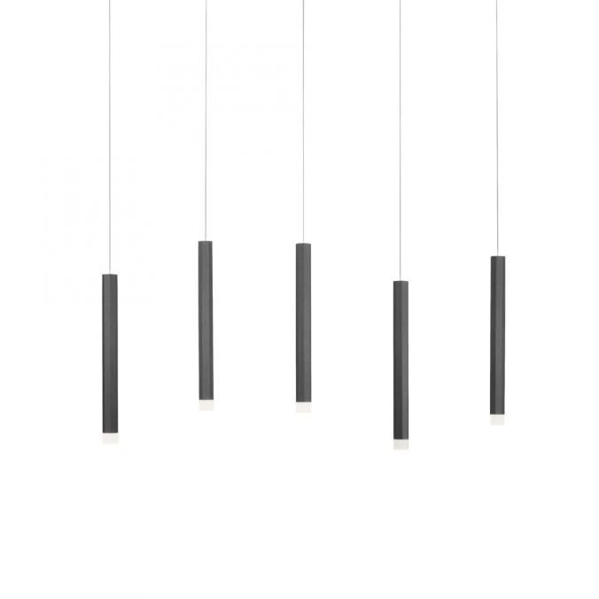 LD 15205-18 BRUNO svítidlo závěsné černé 5x LED 4,8W 3000K IP20 - LEUCHTEN DIREKT / JUST LIGHT