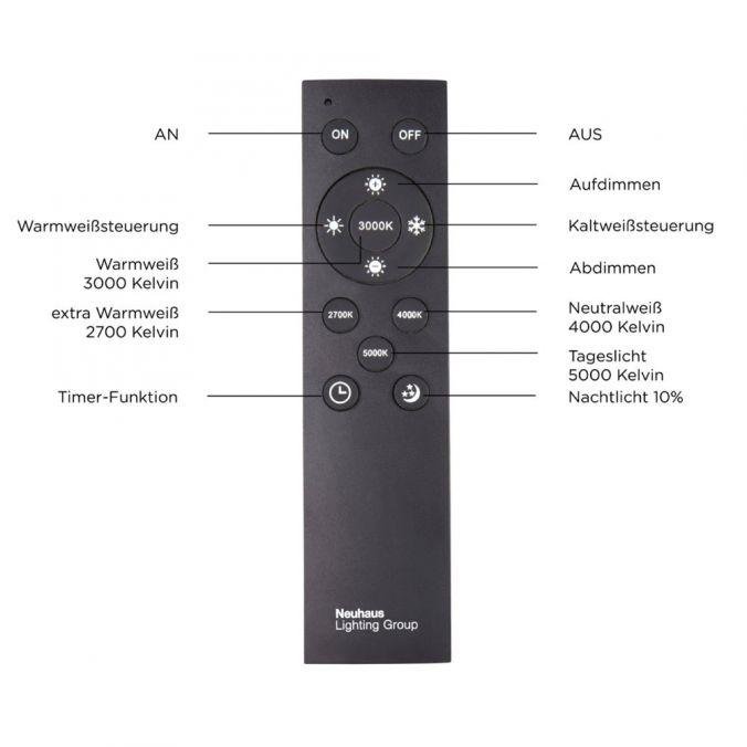 PN 6022-13 Stropní svítidlo PURE Lines LED 29W 2700-5000K IP20 antracit - PAUL NEUHAUS (obrázek 6)