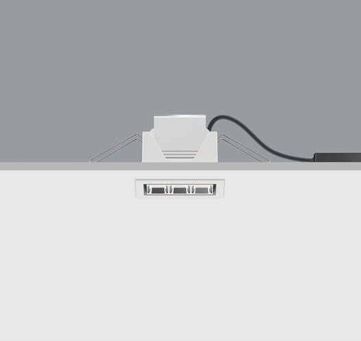 ERCO 1086817000 Vestavné svítidlo COMPAR linear bílé DALI-2 LED 6W 630lm 3000K - ERCO