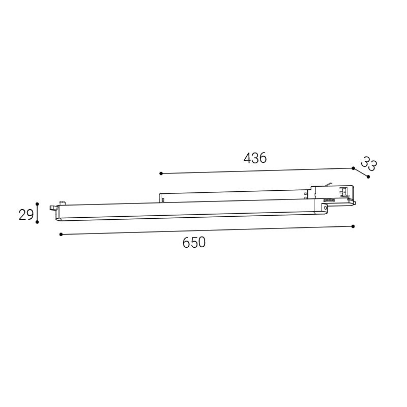 LED2 6233753 Svítidlo YOYO 65, B 16W 3CCT 3000K/3500K/4000K - LED2 Lighting (obrázek 4)