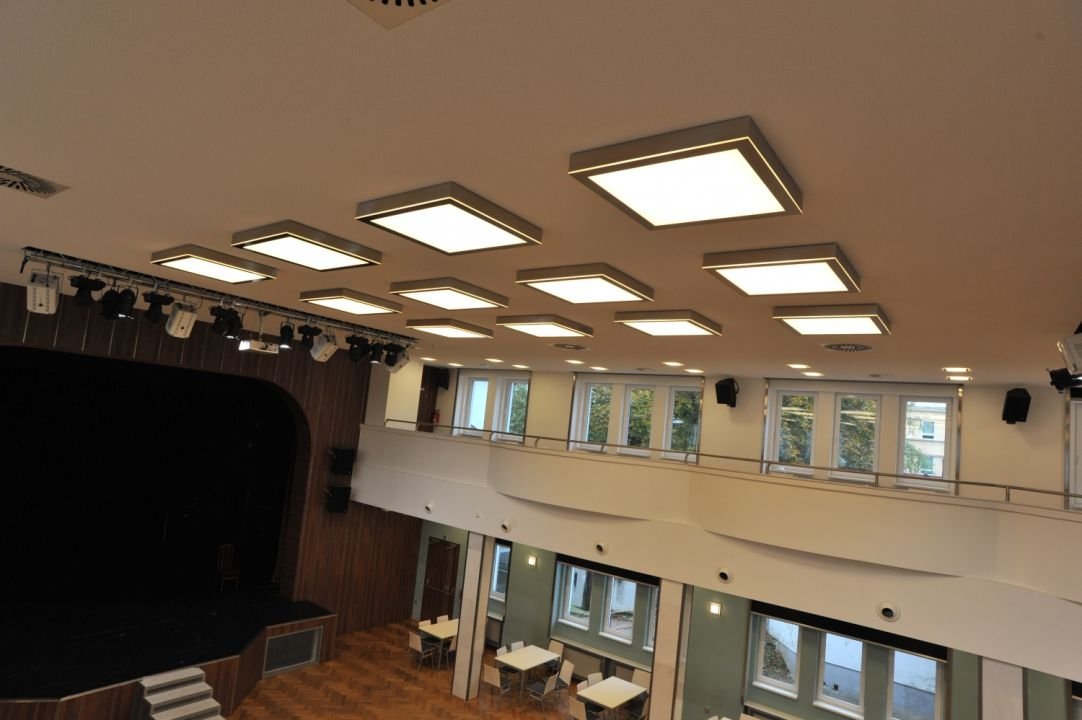 LUX 19035.00 Stropní / nástěnné svítidlo Corona UP 35 nerez 30W 2700lm 220V - LUXLIGHTING (obrázek 3)