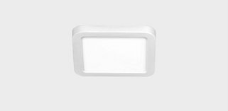 KHL K51705.02.RF.WH-WH.OP.ST.8.30 Zápustné svítidlo DISC SLIM SQ 145x145mm bílé 12W 3000K - KOHL-Lighting
