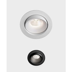 Obrázek pro produkt Zápustné svítidlo LUXO TILT Ø105mm bílé 38° 12W 2700K RA90 UGR19 IK05 - Kohl Lighting