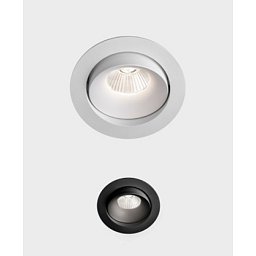 Obrázek pro produkt Zápustné svítidlo LUXO TILT Ø105mm bílé 38° 12W 2700K RA90 UGR19 IK05 - Kohl Lighting