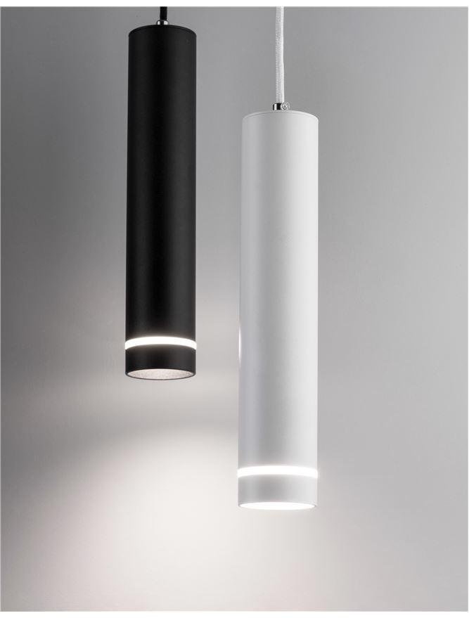 NV 9387003 Závěsné svítidlo ESCA černý hliník a akryl GU10 1x10W IP20 220-240V bez žárovky - NOVA LUCE (obrázek 3)