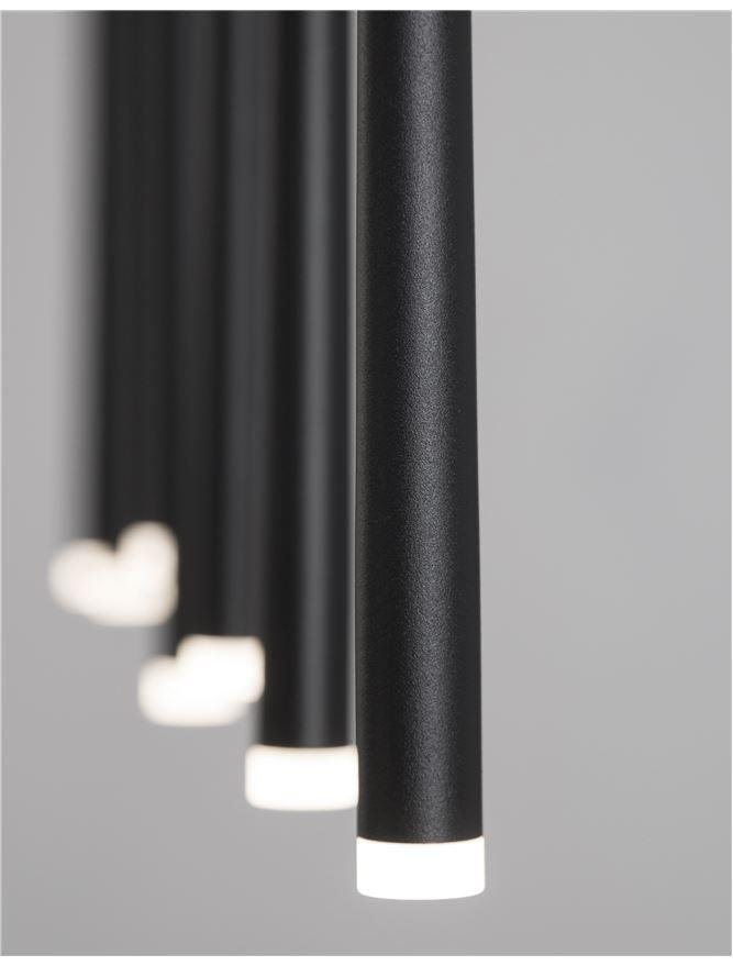 NV 9601007 Závěsné svítidlo GIONO černý hliník a akryl LED 7x3W 230V 3000K IP20 - NOVA LUCE (obrázek 7)