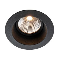 Obrázek pro produkt Zápustné svítidlo SLC One Soft 3000K černé 8W 505lm IP44 - TLG