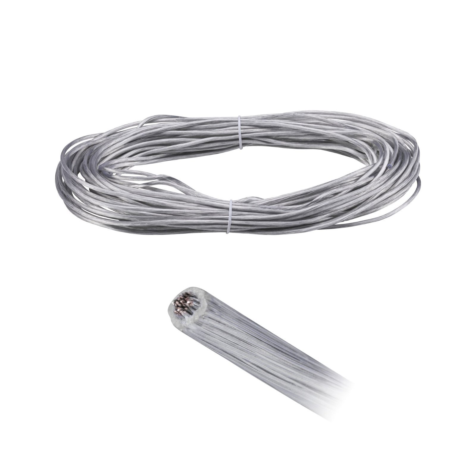 P 94589 Lankový systém lanko Corduo 20m 2,5qmm čirá - PAULMANN