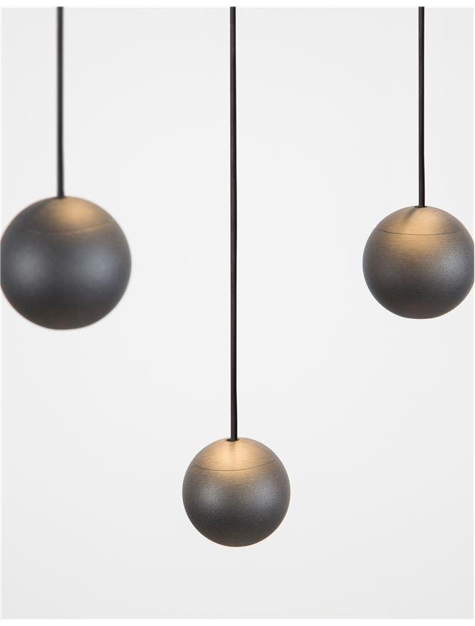 NV 9303952 Závěsné svítidlo NOCCI černý hliník černý kabel LED 10x4.5W 230V 3000K IP20 - NOVA LUCE (obrázek 4)