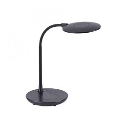 Obrázek pro produkt ASTRID LED stolní lampa, černá, krokově stmívatelné, CCT, vč. nabíjení pro telefony 3000-5500K - LEUCHTEN DIREKT / JUST LIGHT