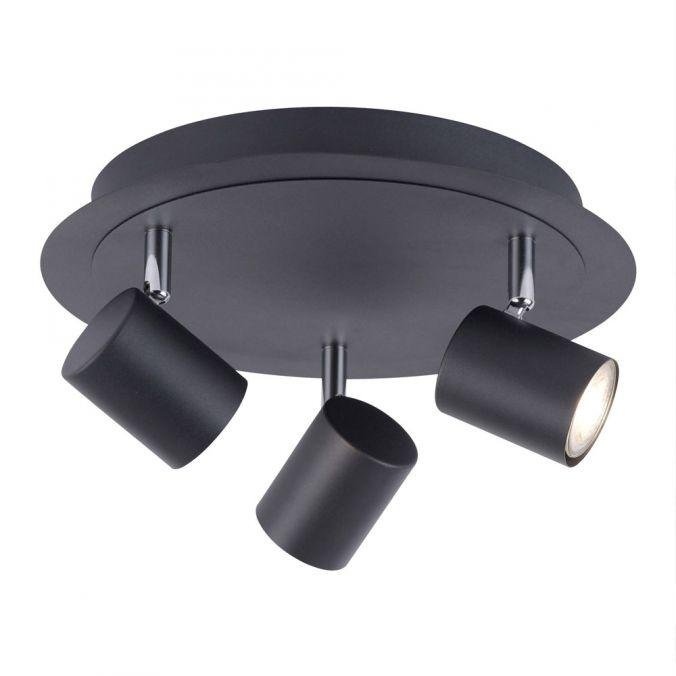 Levně LD 11943-13 TARIK LED stropní svítidlo, antracit, 3 ramenné, nastavitelné hlavy MEDION 3000K - LEUCHTEN DIREKT / JUST LIGHT