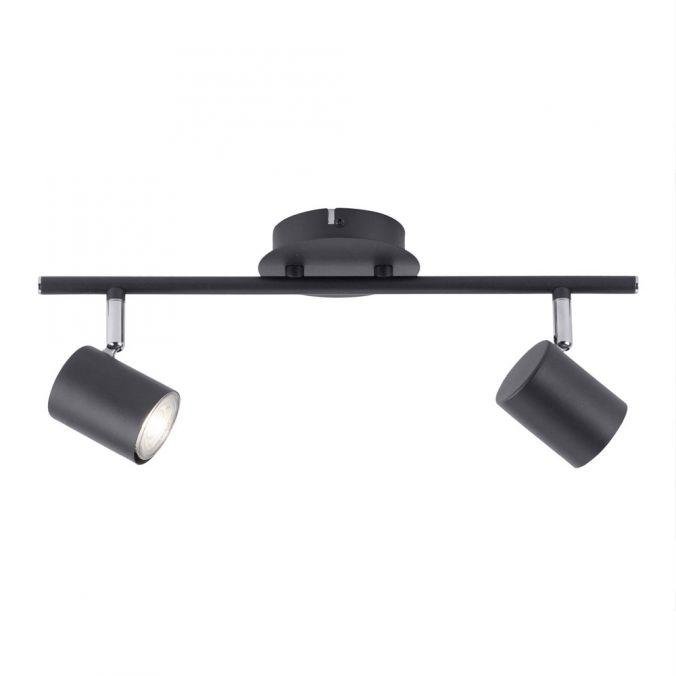 LD 11942-13 TARIK LED stropní svítidlo, antracit, 2 ramenné, nastavitelné spoty MEDION 3000K - LEUCHTEN DIREKT / JUST LIGHT
