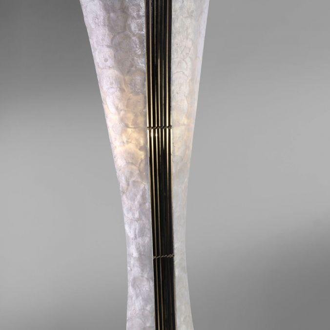 PN 1929 ABUJA Stojací svítidlo, ruční práce, moderní design, Afrika, E27 patice - PAUL NEUHAUS (obrázek 4)