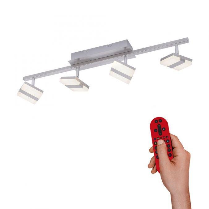 LD 12084-55 LOLAsmart - SABI LED stropní svítidlo, LOLAsmart, Smart Home, RGB, CCT, stmívatelné, dálkový ovladač RGB+2700-5000K - LEUCHTEN DIREKT / JUST LIGHT