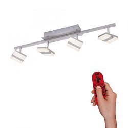 Obrázek pro produkt LOLAsmart - SABI LED stropní svítidlo, LOLAsmart, Smart Home, RGB, CCT, stmívatelné, dálkový ovladač RGB+2700-5000K - LEUCHTEN DIREKT / JUST LIGHT