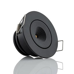 Obrázek pro produkt Zápustné svítidlo Mini One TILT IP44 černé 3W 165lm 3000K 3m kabel IP44 100° Ra90 - TLG