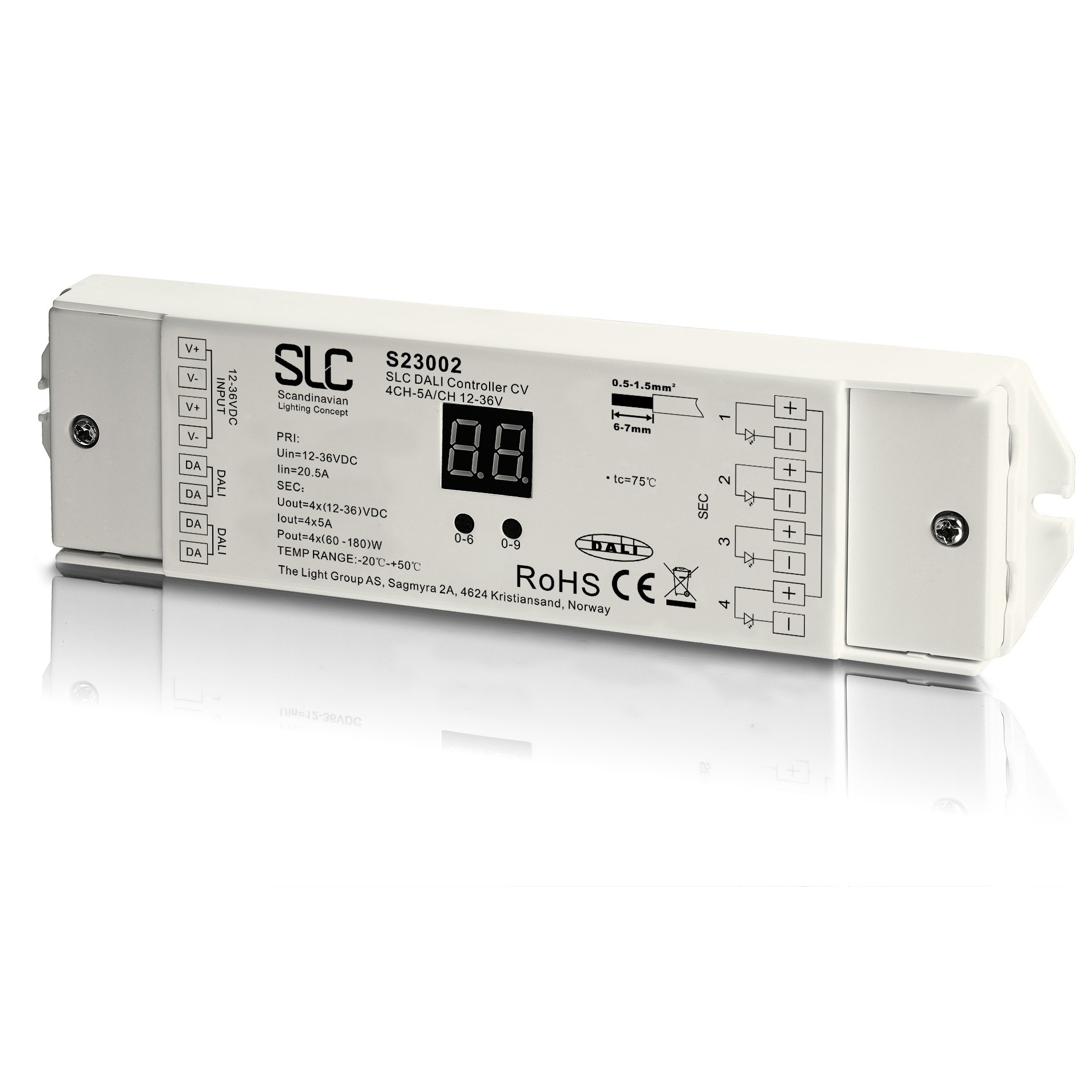 SLC S23002 SLC DALI DT6 Controller CV 4x5A 12-36V - TLG