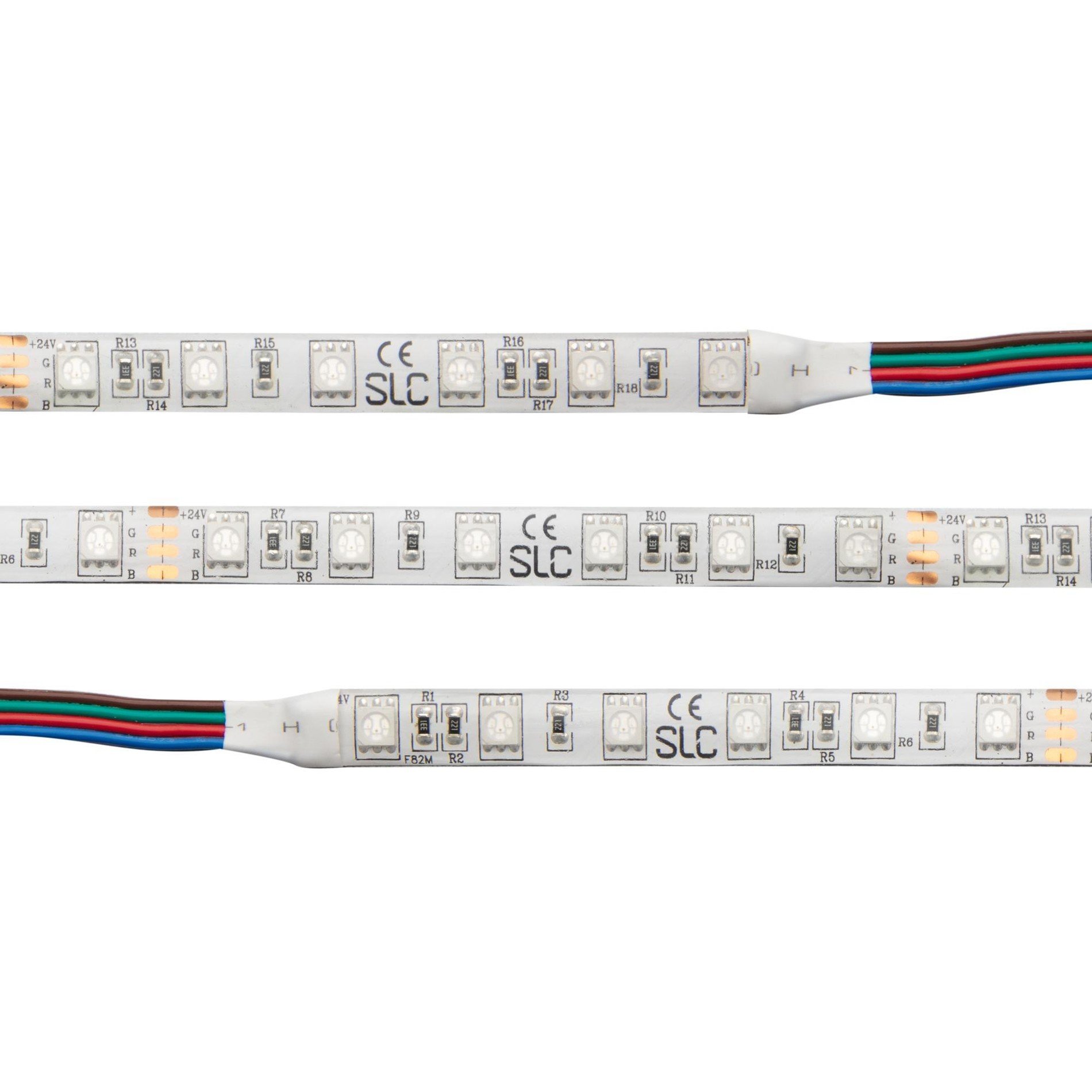 Levně SLC S14003 LED pásek 14.4W/m 474lm/m RGB 24V IP67 5m - TLG