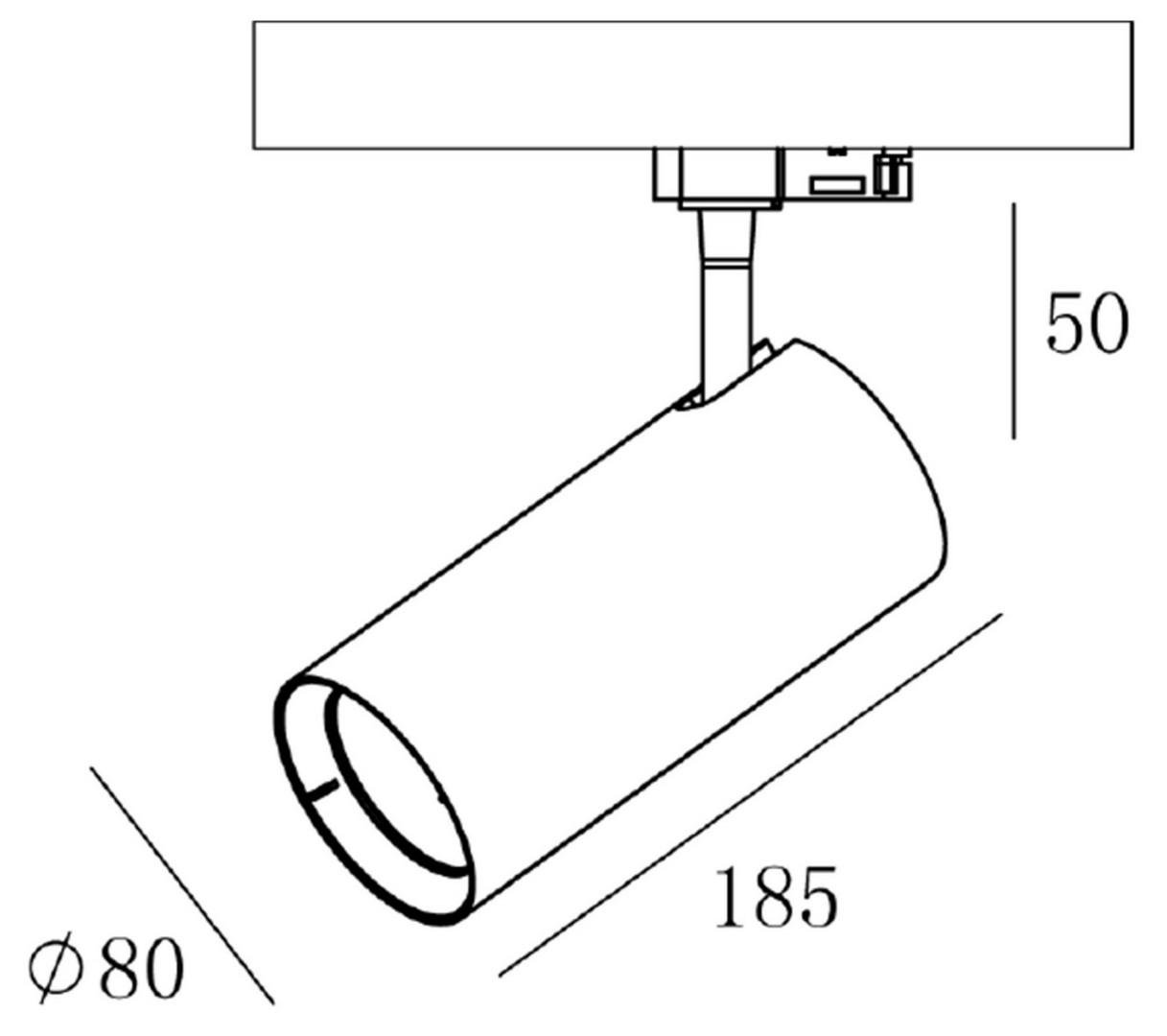 IMPR 707105 Deko-Light kolejnicový systém 3-fázový 230V Horus 220-240V AC/50-60Hz 20,00 W 4000 K bílá (obrázek 3)