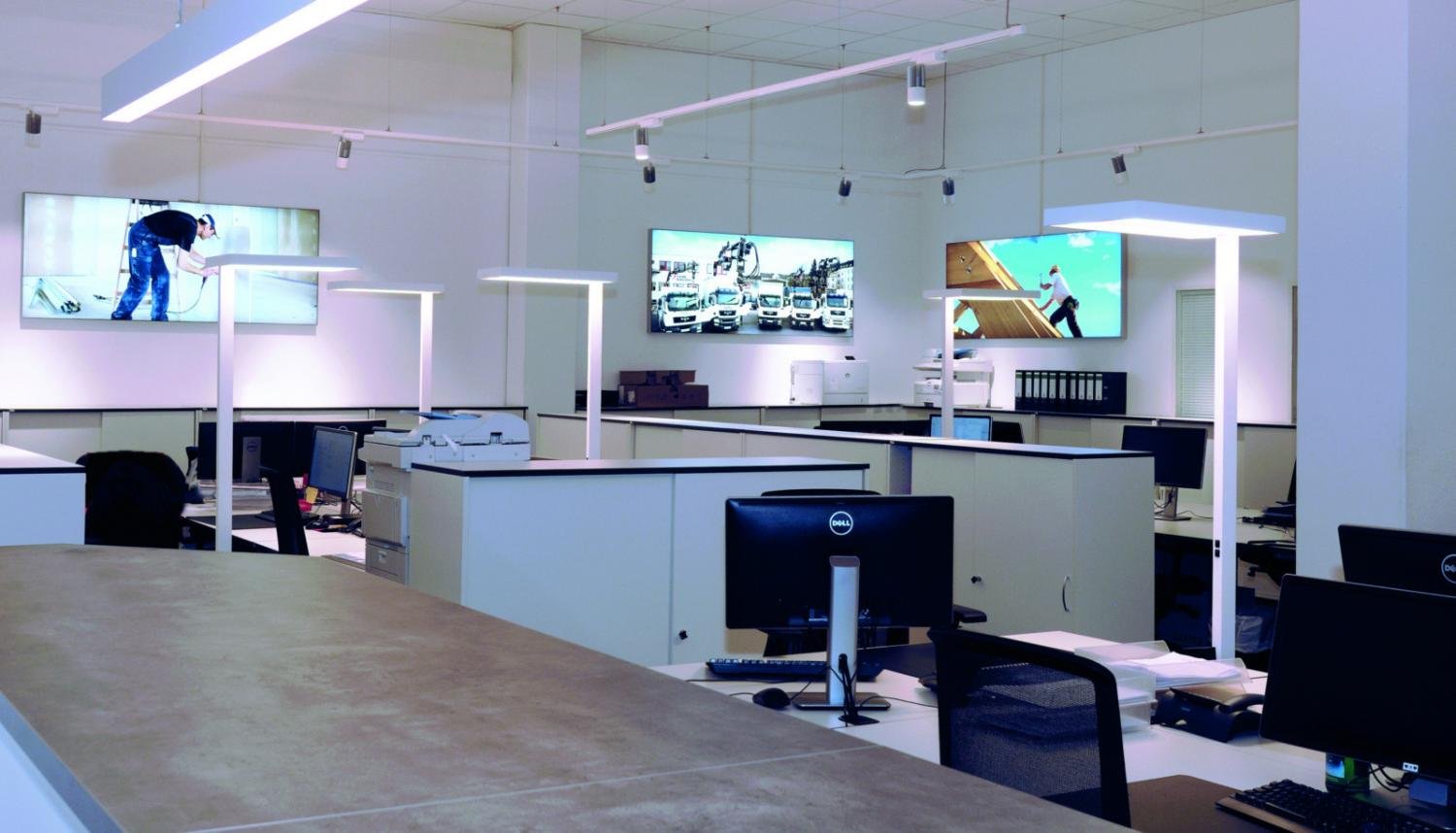 IMPR 343030 Deko-Light stojací svítidlo Office One 80W 4000K 6500lm hlliník RAL 9006 (obrázek 5)
