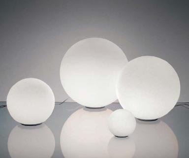 Levně AR 0147010A Stolní svítidlo Dioscuri 35mm sklo foukané 1x150W E27 230V - ARTEMIDE