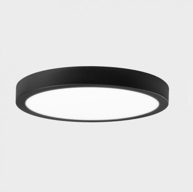 KHL K51700.02.SR.BK-BK.OP.ST.8.40 Stropní svítidlo DISC SLIM Ø145mm černé 12W 4000K - Kohl Lighting