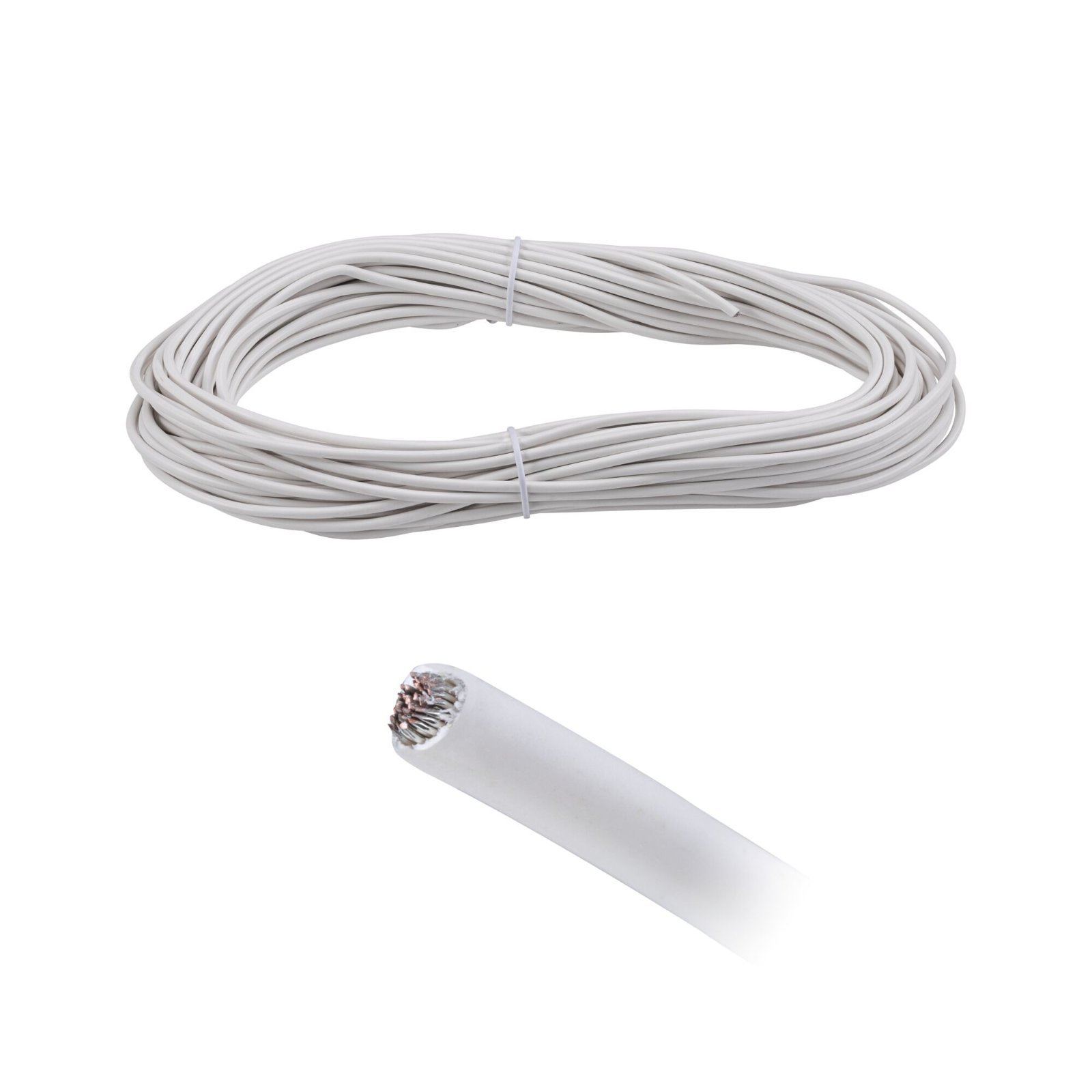 P 94591 Lankový systém lanko Corduo 20m 2,5qmm bílá - PAULMANN