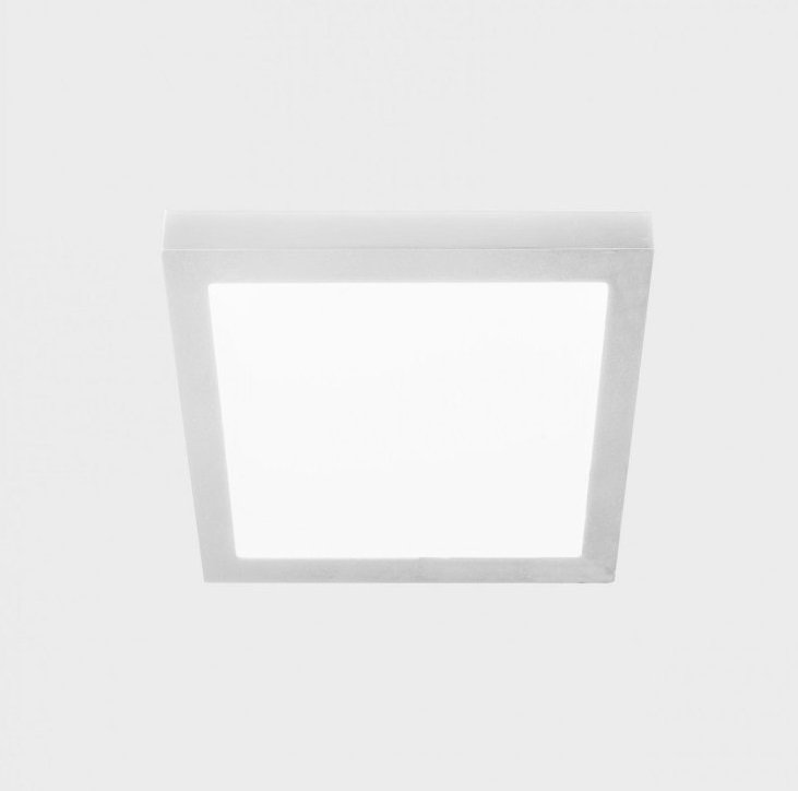 KHL K51701.04.SR.WH-WH.OP.ST.8.30 Stropní svítidlo DISC SLIM SQ 300x300mm BÍLÉ 24W 3000K - Kohl Lighting