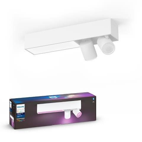 PH 50610/31/P7 Hue LED White and Color Ambiance Stropní bodové svítidlo Philips Centris BT 50610/31/P7 11W + 2x5,7W GU10, 1600lm, 2000K-6500K, IP20, RGB, bílé - PHILIPS HUE (915005928301)