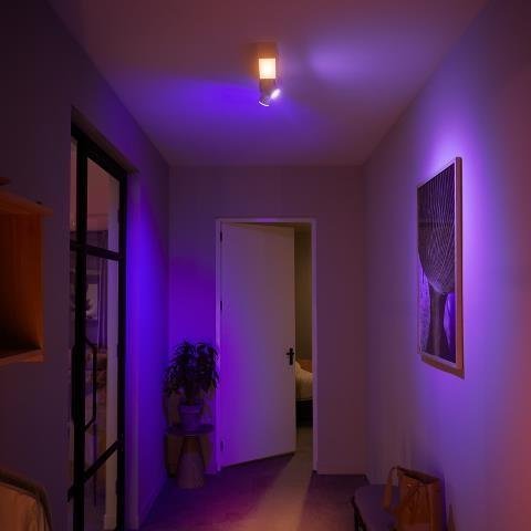 PH 50610/31/P7 Hue LED White and Color Ambiance Stropní bodové svítidlo Philips Centris BT 50610/31/P7 11W + 2x5,7W GU10, 1600lm, 2000K-6500K, IP20, RGB, bílé - PHILIPS HUE (915005928301) (obrázek 4)
