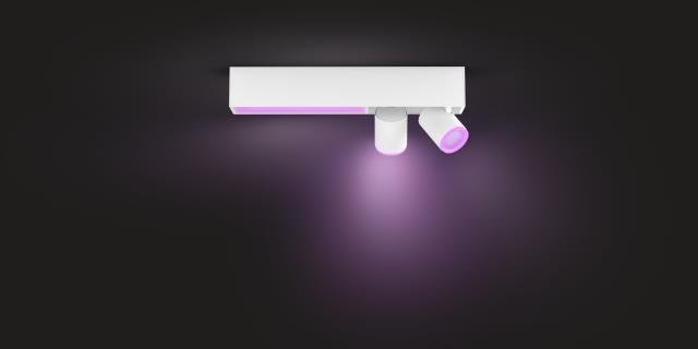 PH 50610/31/P7 Hue LED White and Color Ambiance Stropní bodové svítidlo Philips Centris BT 50610/31/P7 11W + 2x5,7W GU10, 1600lm, 2000K-6500K, IP20, RGB, bílé - PHILIPS HUE (915005928301) (obrázek 10)