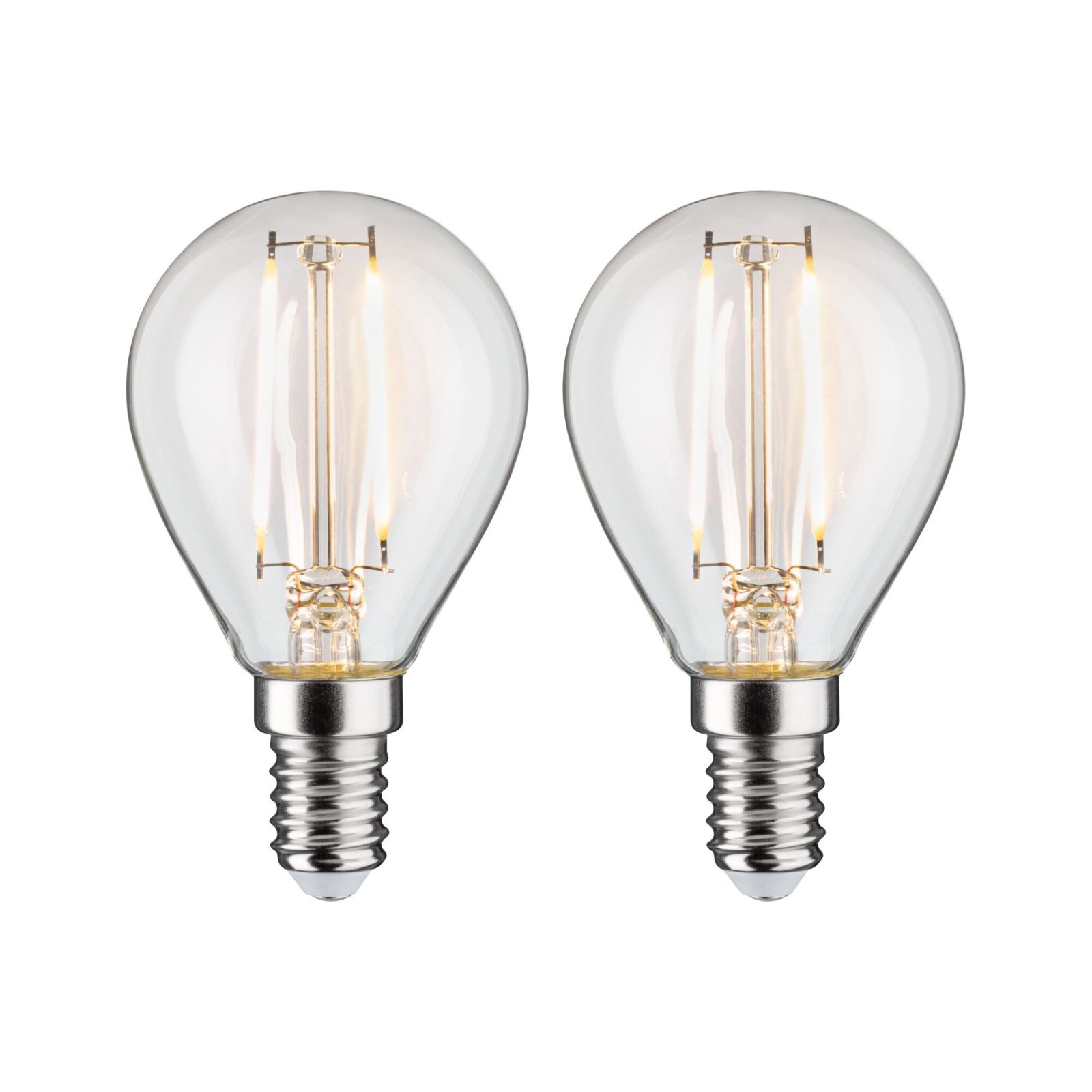 Paulmann LED kapka Filament E14 230V 2x250lm 2x2,7W 2700K čirá