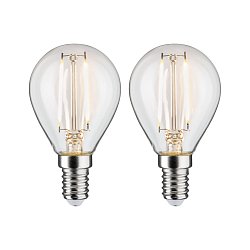 Obrázek pro produkt LED kapka Filament E14 230V 2x2,7W 2700K čirá - PAULMANN